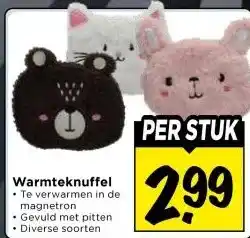 Vomar Voordeelmarkt Warmteknuffel aanbieding
