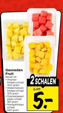 Vomar Voordeelmarkt Gesneden Fruit aanbieding