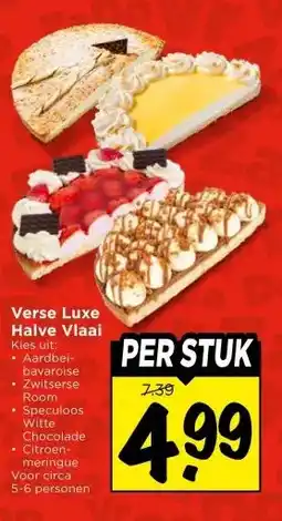 Vomar Voordeelmarkt Verse Luxe Halve Vlaai aanbieding