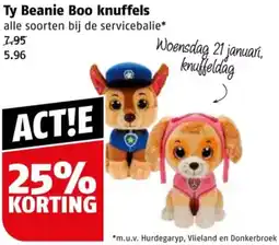 Poiesz Ty Beanie Boo knuffels aanbieding
