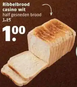 Poiesz Ribbelbrood casino wit aanbieding