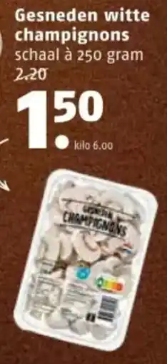 Poiesz Gesneden witte champignons aanbieding