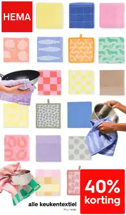 HEMA Alle keukentextiel aanbieding
