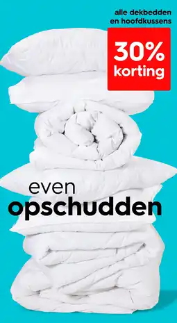 HEMA Alle dekbedden en hoofdkussens aanbieding