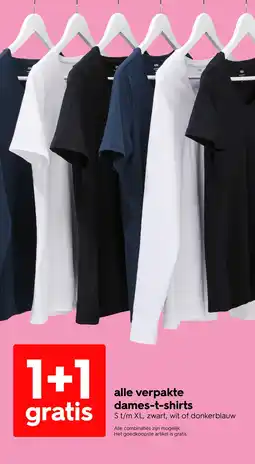 HEMA Alle verpakte dames-t-shirts aanbieding