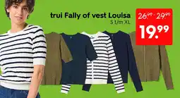 HEMA Trui Fally of vest Louisa aanbieding