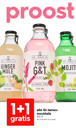 HEMA Alle Sir James mocktails aanbieding