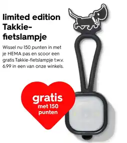 HEMA Limited edition Takkie-fietslampje aanbieding