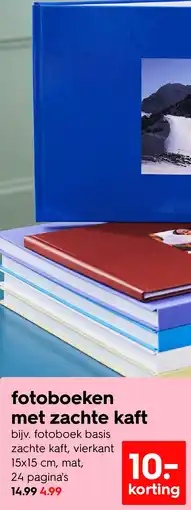 HEMA Fotoboeken met zachte kaft aanbieding