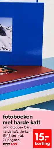 HEMA Fotoboeken met harde kaft aanbieding
