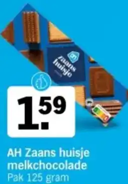 Albert Heijn AH Zaans huisje melkchocolade aanbieding
