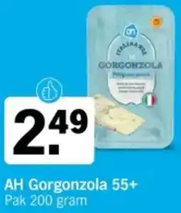 Albert Heijn AH Gorgonzola 55+ aanbieding