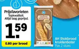 Albert Heijn AH Stokbrood kruidenboter aanbieding