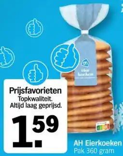 Albert Heijn AH Eierkoeken aanbieding