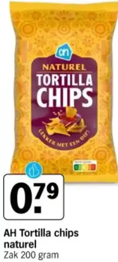 Albert Heijn AH Tortilla chips naturel aanbieding