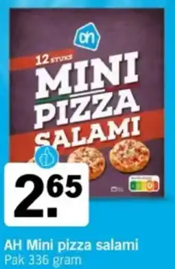 Albert Heijn AH Mini pizza salami aanbieding