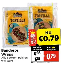Vomar Voordeelmarkt Banderos Wraps aanbieding