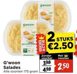 Vomar Voordeelmarkt G'woon Salades aanbieding