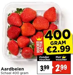 Vomar Voordeelmarkt Aardbeien aanbieding