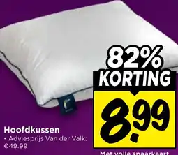 Vomar Voordeelmarkt Hoofdkussen aanbieding