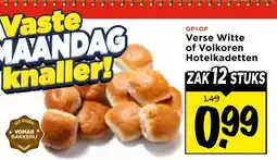 Vomar Voordeelmarkt Verse Witte of Volkoren Hotelkadetten aanbieding