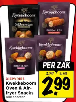 Vomar Voordeelmarkt Kwekkeboom Oven & Airfryer Snacks aanbieding