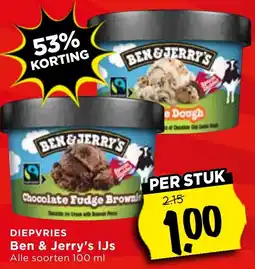 Vomar Voordeelmarkt Ben & Jerry's IJs aanbieding