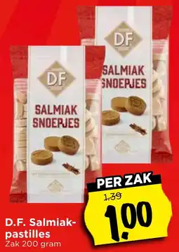 Vomar Voordeelmarkt D.F. Salmiak Pastilles aanbieding