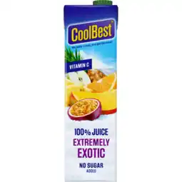 Jumbo CoolBest 100% juice Extremely Exotic 1 L aanbieding