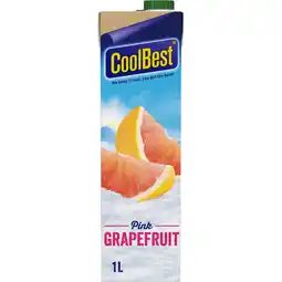 Jumbo CoolBest 100% juice Pink Grapefruit 1 L aanbieding