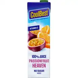 Jumbo CoolBest 100% Juice Passionfruit Heaven 1 L aanbieding