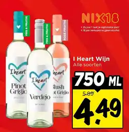 Vomar Voordeelmarkt I Heart Wijn aanbieding