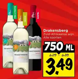 Vomar Voordeelmarkt Drakensberg Zuid-Afrikaanse wijn aanbieding