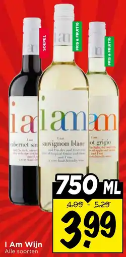 Vomar Voordeelmarkt I Am Wijn aanbieding