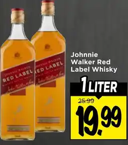 Vomar Voordeelmarkt Johnnie Walker Red Label Whisky aanbieding