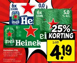Vomar Voordeelmarkt Heineken Pils aanbieding
