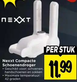 Vomar Voordeelmarkt Nexxt Compacte Schoenendroger aanbieding