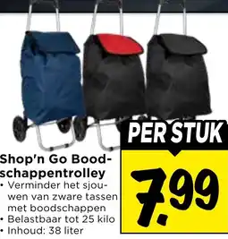 Vomar Voordeelmarkt Shop'n Go Bood- schappentrolley aanbieding
