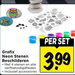 Vomar Voordeelmarkt Grafix Neon Stenen Beschilderen aanbieding