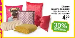Xenos Diverse kussens en plaids aanbieding