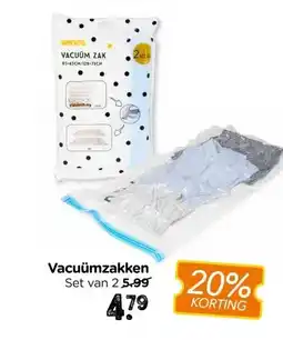 Xenos Vacuümzakken aanbieding