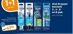 Trekpleister Oral-B opzet- borstels 2-, 4-, 6- en 8-pak aanbieding