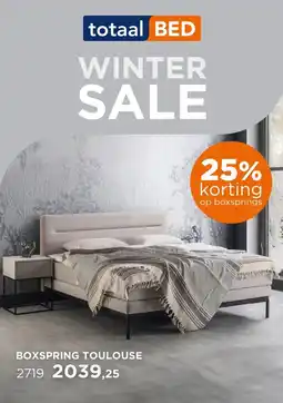 TotaalBED Boxspring Toulouse aanbieding