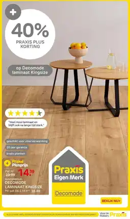 Praxis Decomode Laminaat Kingsize Estoril - aanbieding