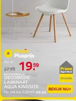 Praxis DecoMode tegel laminaat - Aqua Kingsize aanbieding