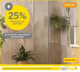 Praxis op Grosfillex waterdichte wandpanelen aanbieding
