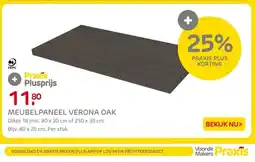 Praxis Meubelpaneel - Verona Oak - 80x20cm - aanbieding