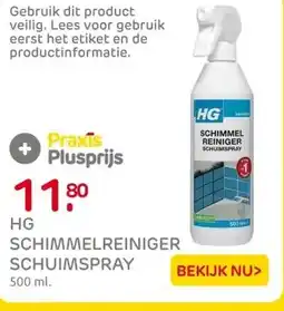 Praxis HG schimmelreiniger schuimspray 500ml aanbieding