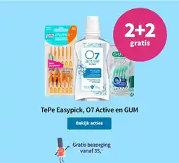 Plein.nl TePe Easypick, 07 Active en GUM aanbieding