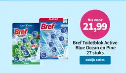 Plein.nl Bref Toiletblok Active Blue Ocean en Pine aanbieding
